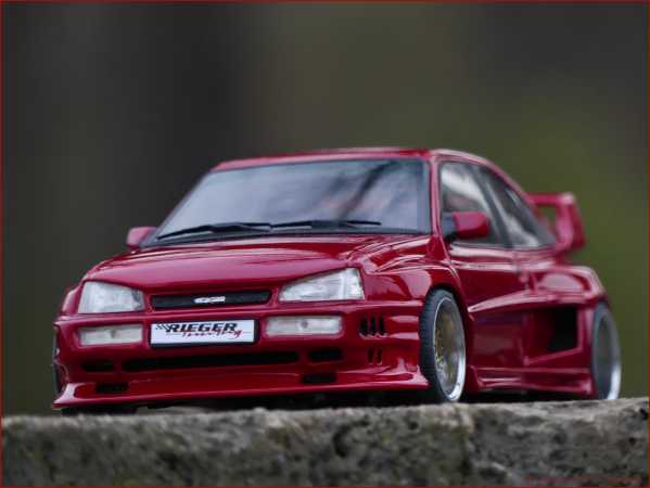 1:18 Opel Kadett E GS 16V Rieger GTO Breitbau + Vitrine = RAR